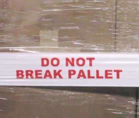 Do Not Break Pallet